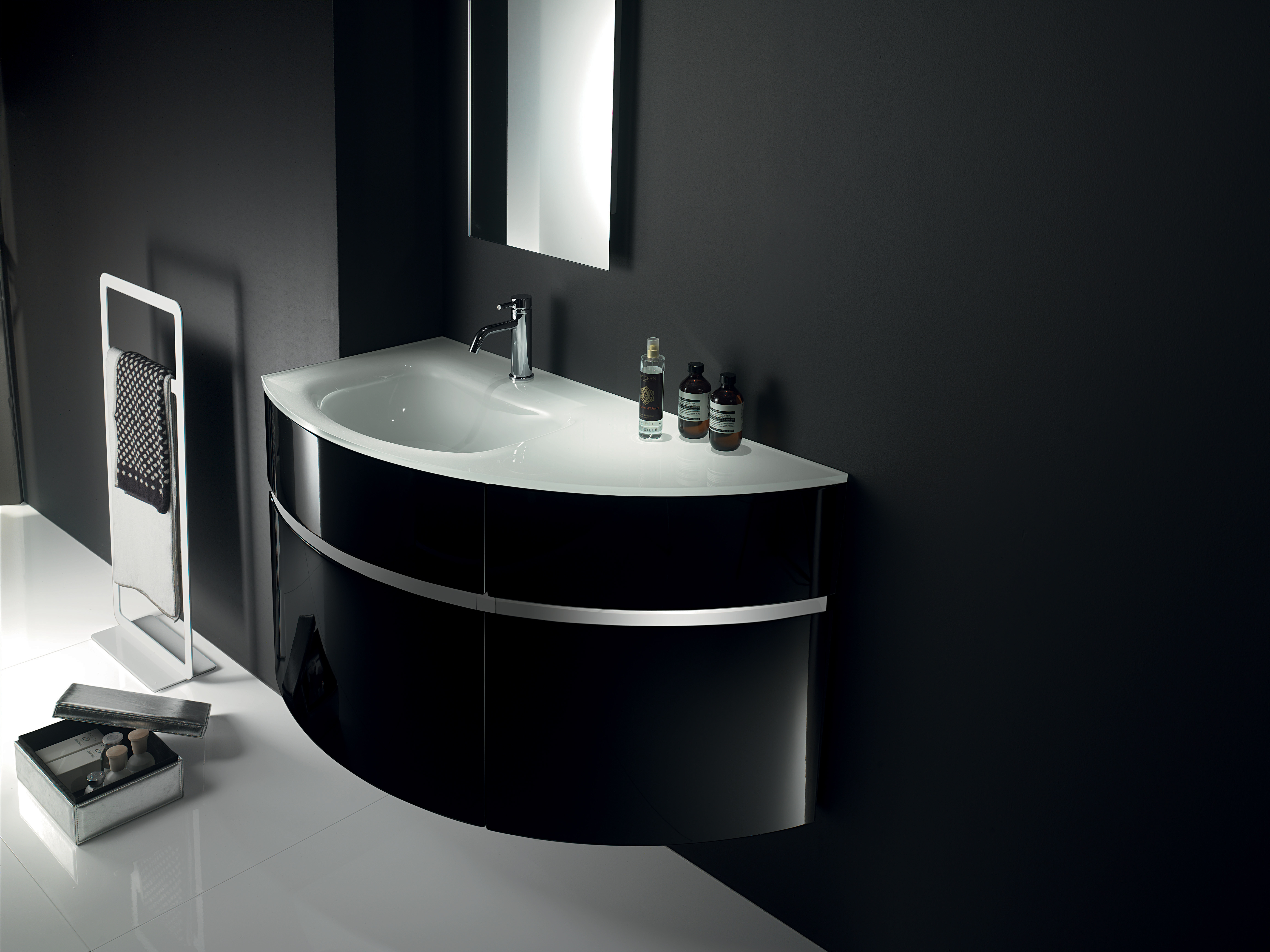 Sinua progetto bagno Lavabo doppio rubinetto