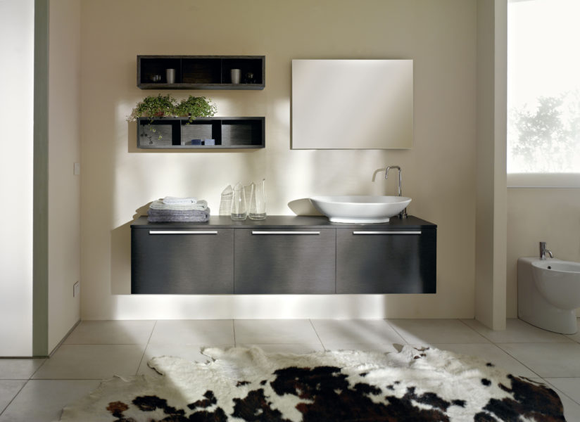 Soluzione di arredo componibile per bagno di design moderno | Progetto Bagno