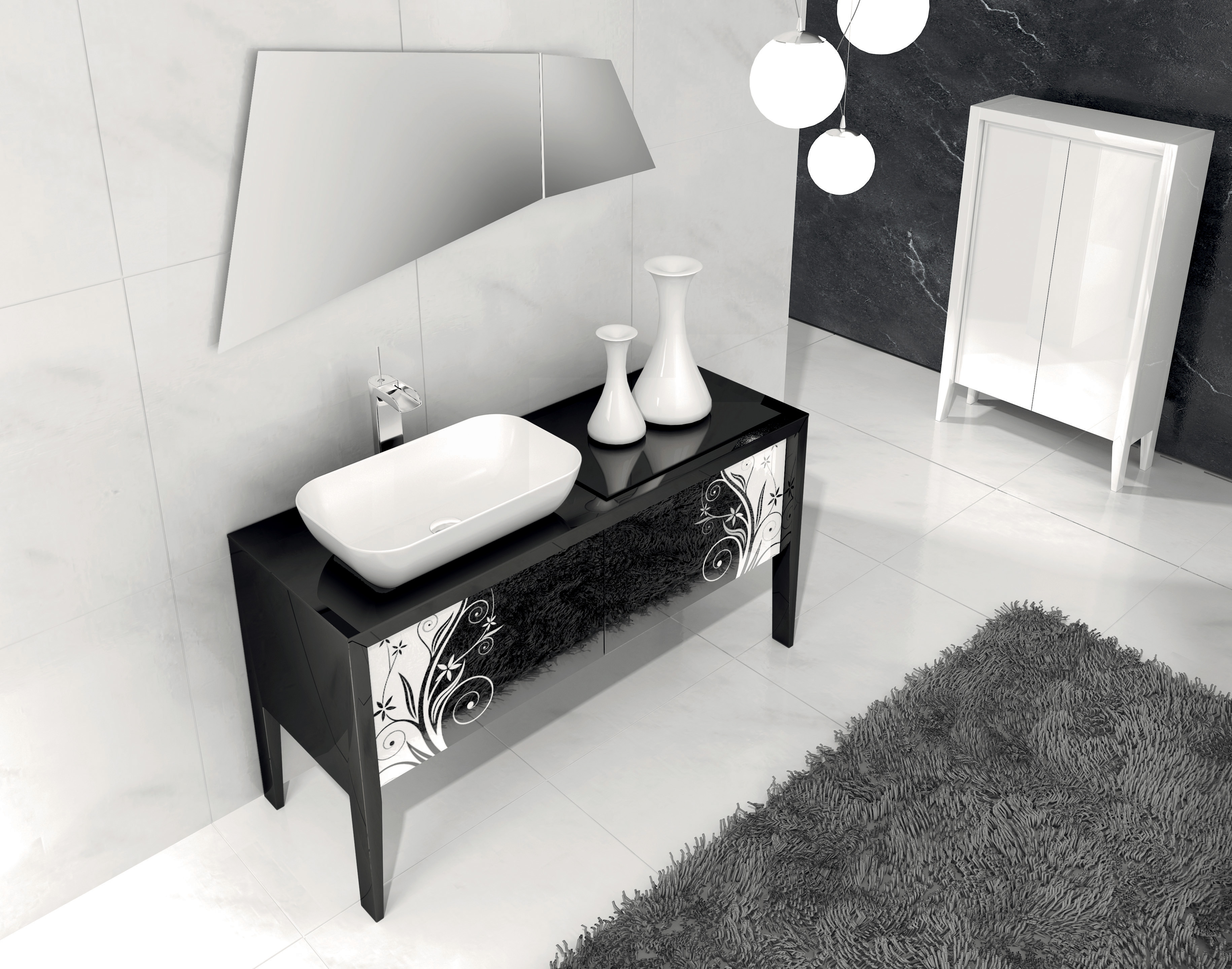 Arredo bagno di design. Ispirata allo stile Decò - Progetto Bagno Srl