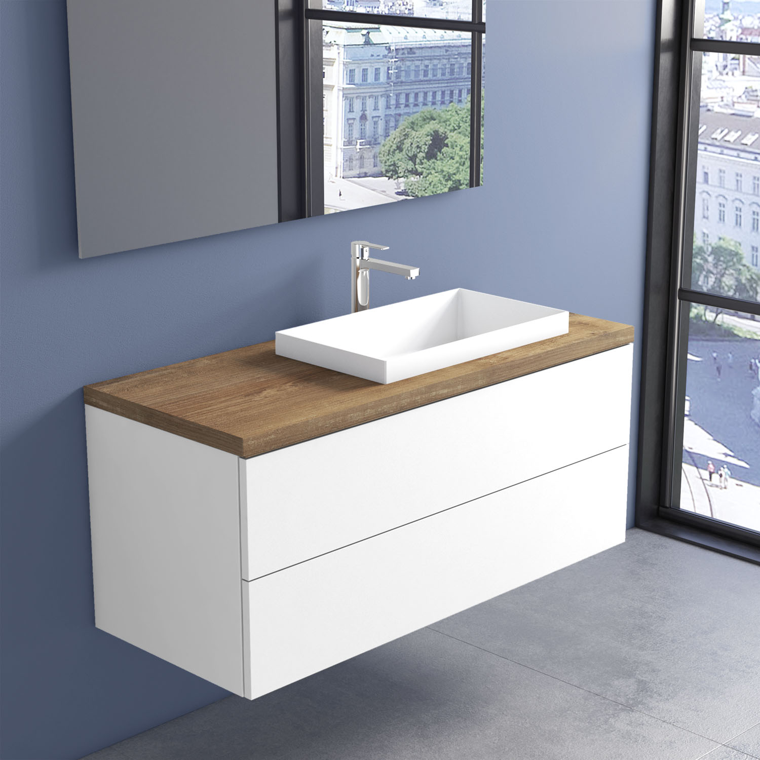 Mobili bagno componibili minimal - Progetto Bagno