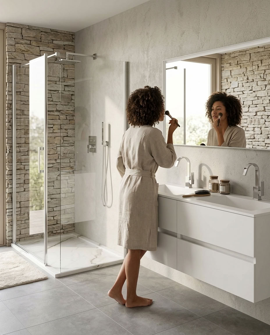 Mobile bagno EVO sospeso con doppio lavabo